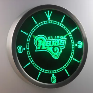 St Louis Rams LED Neon Wall Clock - Legacy Edition