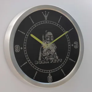 Star Wars   Boba Fett LED Neon Wall Clock