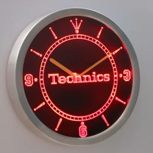 Technics LED Neon Wall Clock