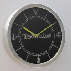 Technics LED Neon Wall Clock