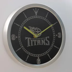 Tennessee Titans LED Neon Wall Clock