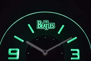 The Beatles Modern LED Neon Wall Clock