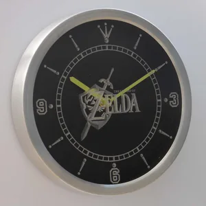 The Legend of Zelda LED Neon Wall Clock