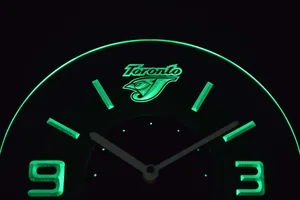 Toronto Blue Jays Modern LED Neon Wall Clock