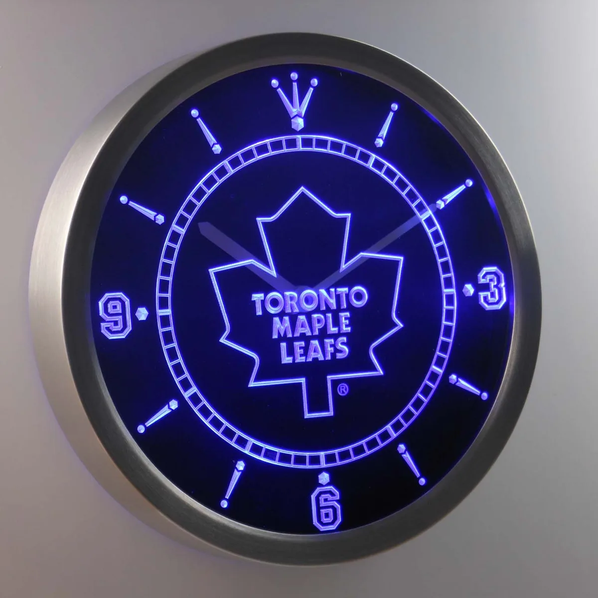 Toronto Maple Leafs LED Neon Wall Clock