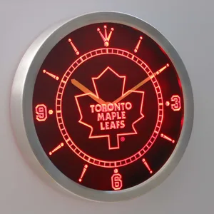 Toronto Maple Leafs LED Neon Wall Clock