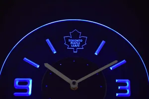 Toronto Maple Leafs Modern LED Neon Wall Clock