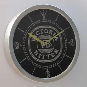 Victoria Bitter LED Neon Wall Clock