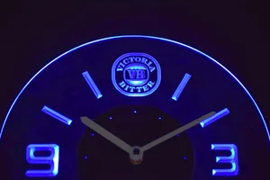 Victoria Bitter Modern LED Neon Wall Clock