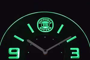 Victoria Bitter Modern LED Neon Wall Clock