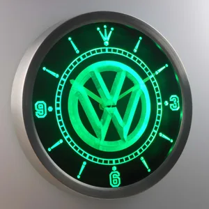 Volkswagen LED Neon Wall Clock