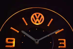 Volkswagen Modern LED Neon Wall Clock
