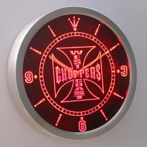 West Coast Choppers LED Neon Wall Clock