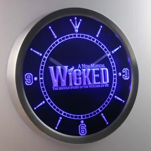 Wicked The Musical LED Neon Wall Clock