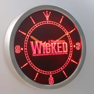 Wicked The Musical LED Neon Wall Clock