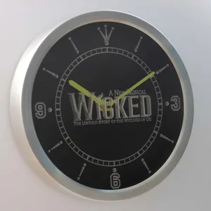 Wicked The Musical LED Neon Wall Clock