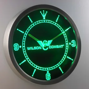 Wilson Combat LED Neon Wall Clock