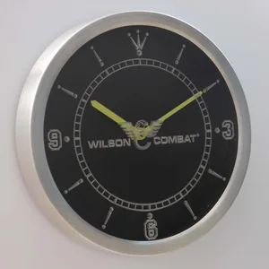 Wilson Combat LED Neon Wall Clock