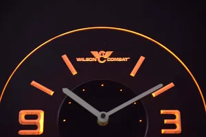 Wilson Combat Modern LED Neon Wall Clock