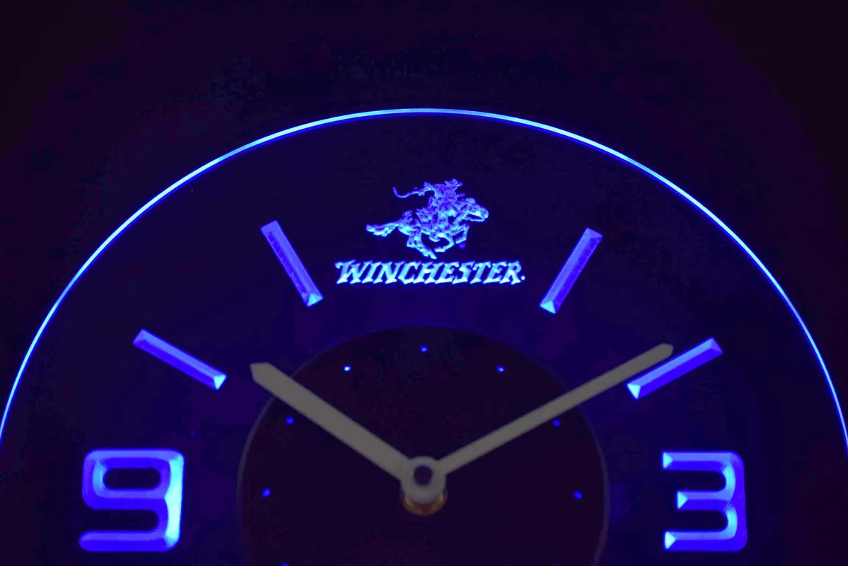 Winchester Modern LED Neon Wall Clock