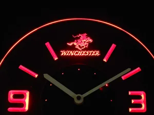 Winchester Modern LED Neon Wall Clock
