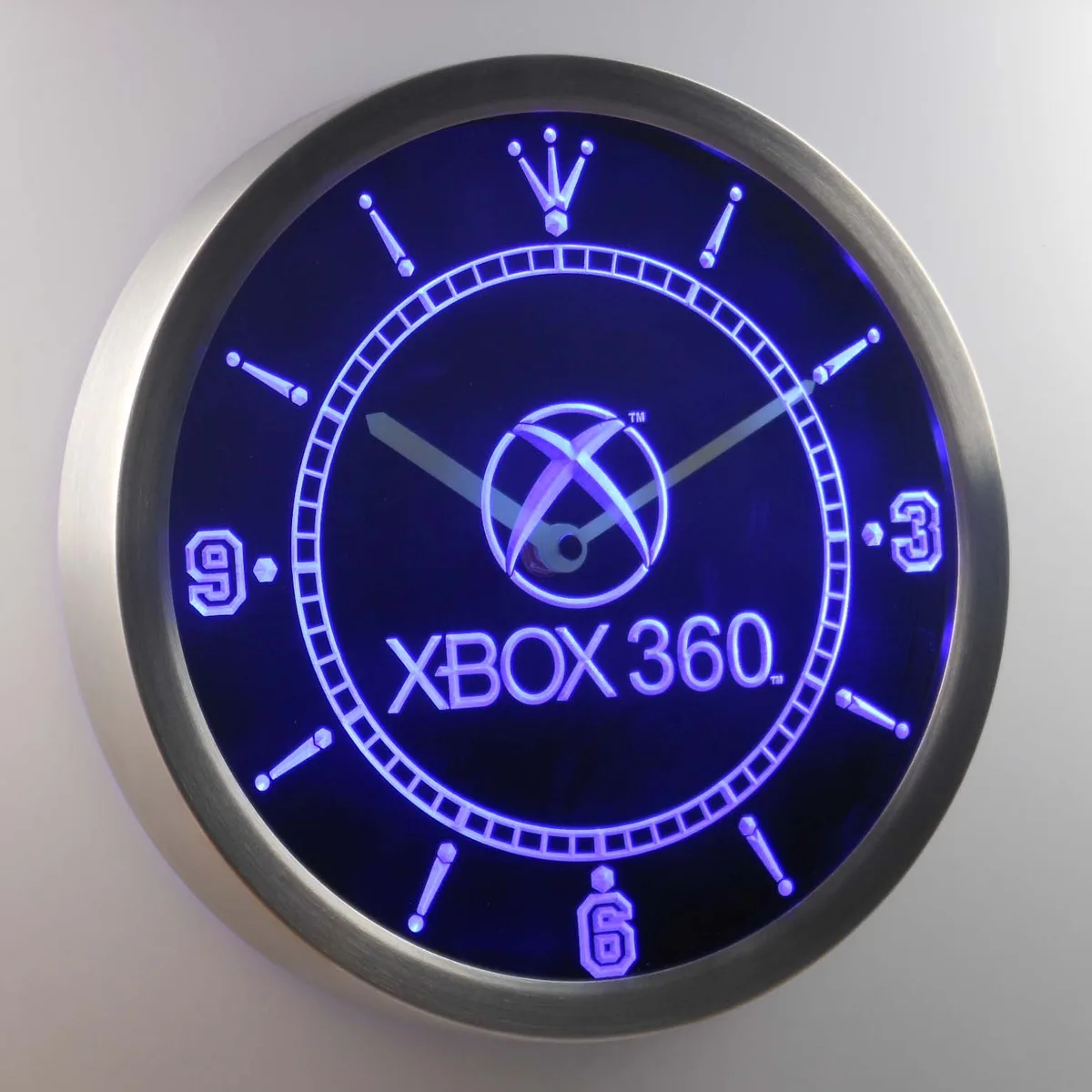 Xbox 360 LED Neon Wall Clock