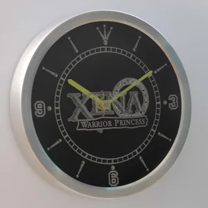 Xena Warrior Princess   LED Neon Wall Clock