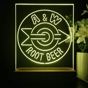 A & W Root Beer LED Desk Light