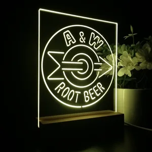 A & W Root Beer LED Desk Light