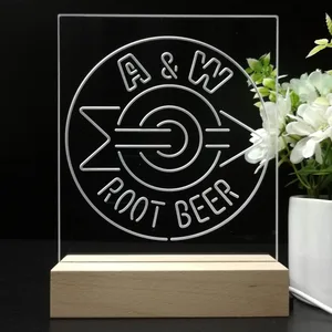 A & W Root Beer LED Desk Light