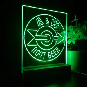 A & W Root Beer LED Desk Light