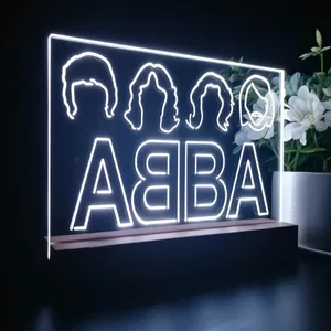 Abba Logo LED Desk Light