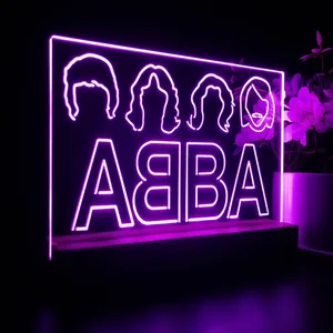 Abba Logo LED Desk Light