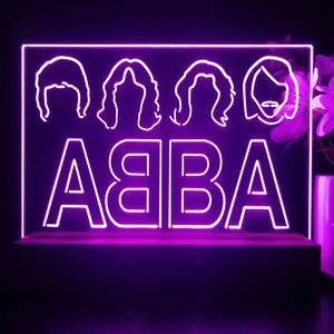 Abba Logo LED Desk Light