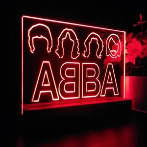 Abba Logo LED Desk Light