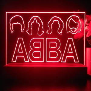 Abba Logo LED Desk Light