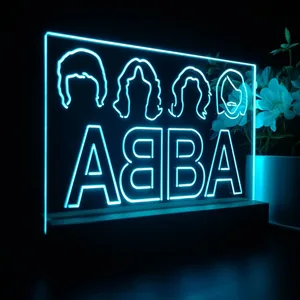 Abba Logo LED Desk Light