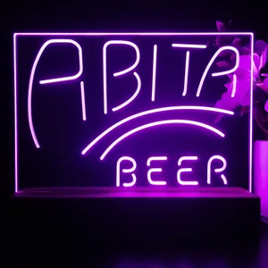 Abita Beer Banner 1 LED Desk Light