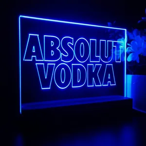 Absolut Logo LED Desk Light
