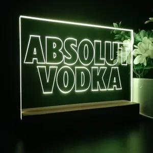 Absolut Logo LED Desk Light