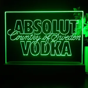 Absolut Vodka Country Of Sweden LED Desk Light