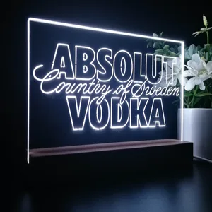 Absolut Vodka Country Of Sweden LED Desk Light
