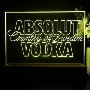 Absolut Vodka Country Of Sweden LED Desk Light