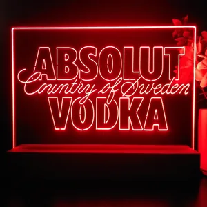 Absolut Vodka Country Of Sweden LED Desk Light