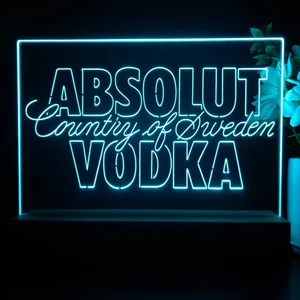 Absolut Vodka Country Of Sweden LED Desk Light