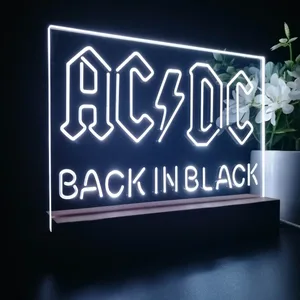 AC-DC Back In Black LED Desk Light