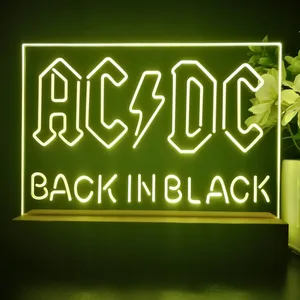 AC-DC Back In Black LED Desk Light