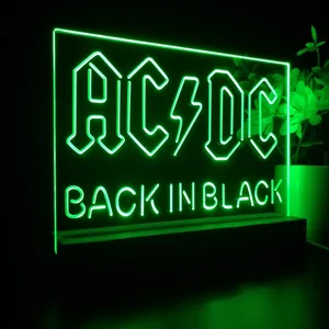 AC-DC Back In Black LED Desk Light