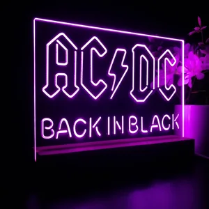 AC-DC Back In Black LED Desk Light