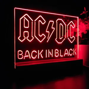 AC-DC Back In Black LED Desk Light